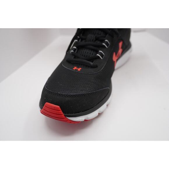 Under Armour UA CHARGED ASSERT 8 Black Orange White 10.5 active gym casual 34-03 - Picture 10 of 12